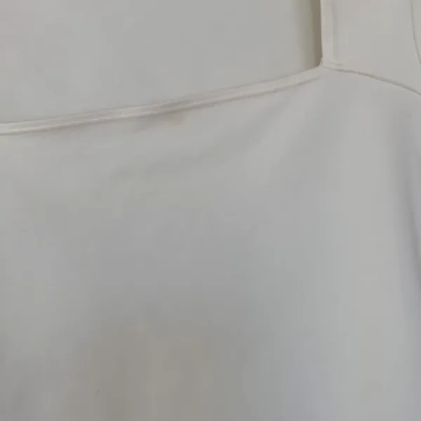 Abercrombie And Fitch Soft A&F Square Neck White Bodysuit Small - Image 3