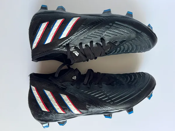 Adidas PREDATOR EDGE.3 Firm Ground Soccer Cleats | Black | Men's - Image 2