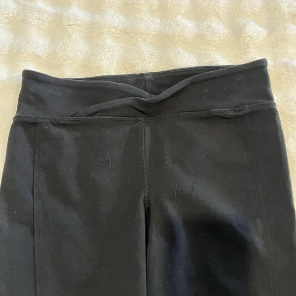 FP Movement Pants Womens XS Exercise Yoga Running Stretch LogoTapered Tie Ankle - Image 5