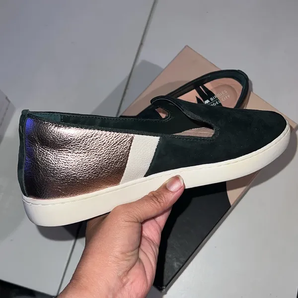 Birdies Dark Suede Slip-On Sneakers The swift game changer size 7 - Image 4