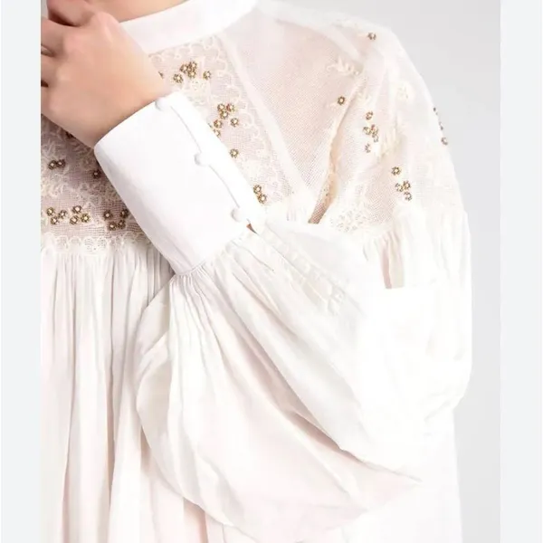 Free People Womens Tops Free People Have It My Way Embroidered Top In Ivory - Image 5