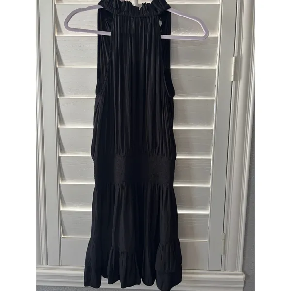 Ramy Brook Naya Sleeveless Black Mini Dress Women Medium - Image 3