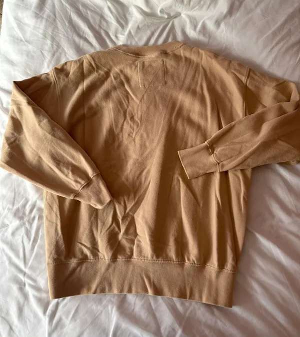 American Eagle Tan Crewneck Sweatshirt Size XXS - Image 2