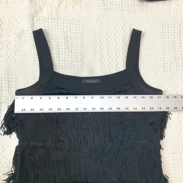 Express small fringe flapper cocktail mini dress costume D2 3426 - Image 4