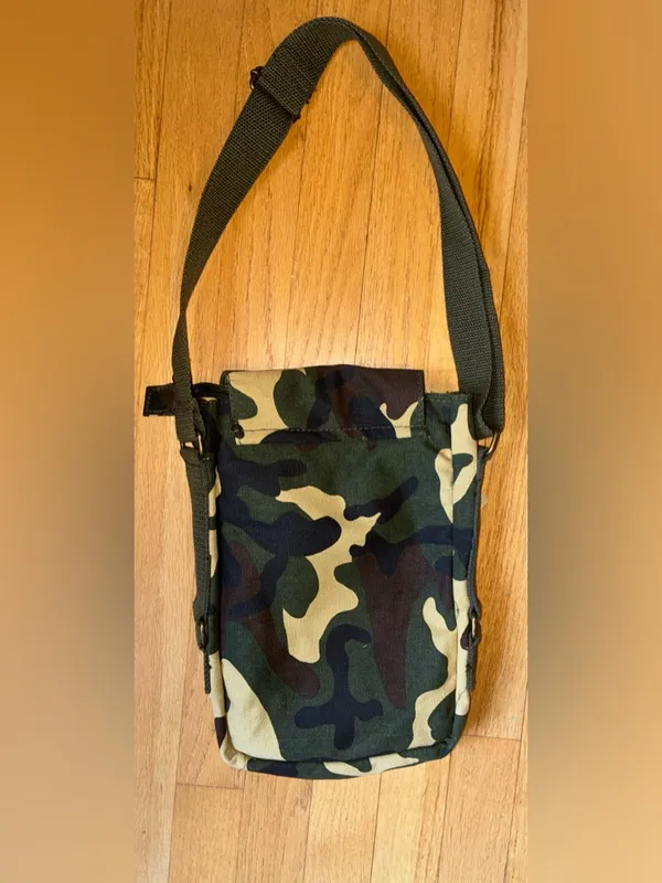 Rothco Camo Crossbody Messenger Bag - Green, Brown - Image 3