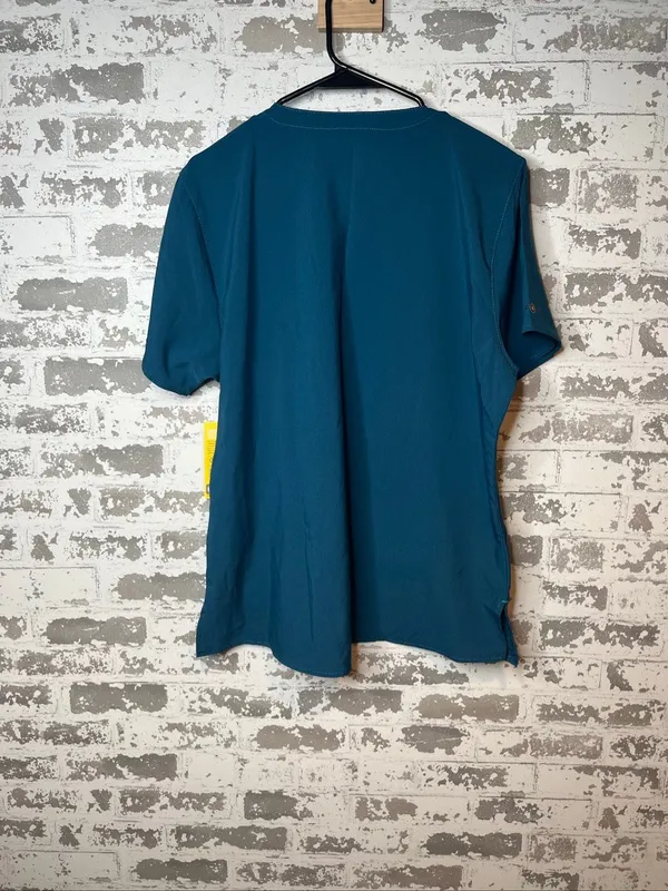 Carhartt | women nwt turquoise blue force scrub top - Image 8