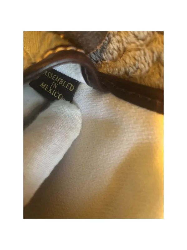 Dooney & Bourke Green Yellow Plaid Crossbody Bag with BLUE DUCK charm, Vintage - Image 11