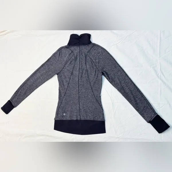 Vintage Runderful 1/2 Zip - Mini Check Pique Heathered Black/Black - 2 - Image 9