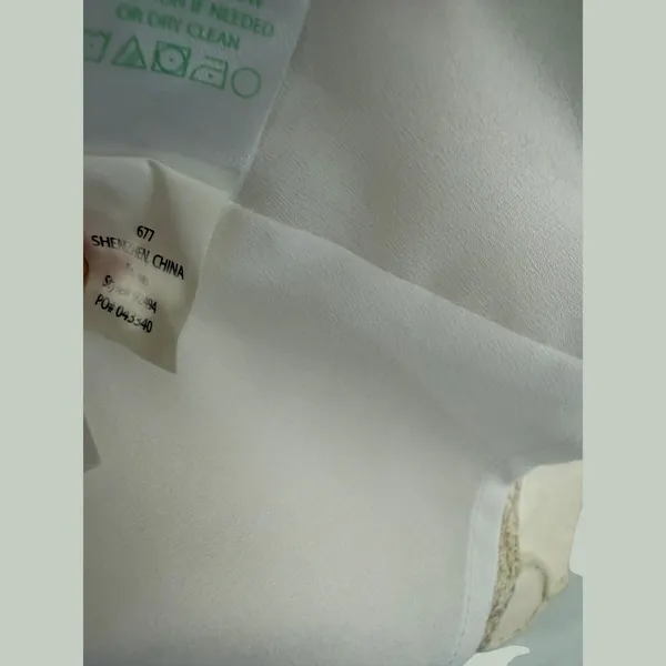 Lilly Pulitzer White Lace Yoke Jacquard‎ Fit Flare Dress Size 6 92494 - Image 4