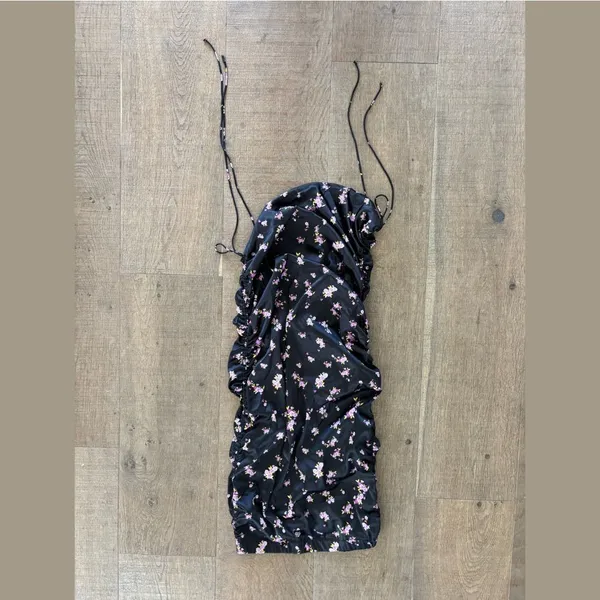 for love & lemons laramie lavender floral tie midi skirt - Image 4