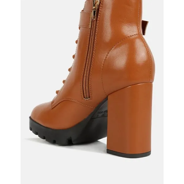 London Rag faux leather lace up boots‎ - Image 2