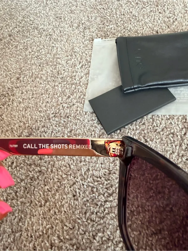 NIB QUAY Call The Shots Remixed Cat eye Sunglasses 43mm with brown lens - Image 7