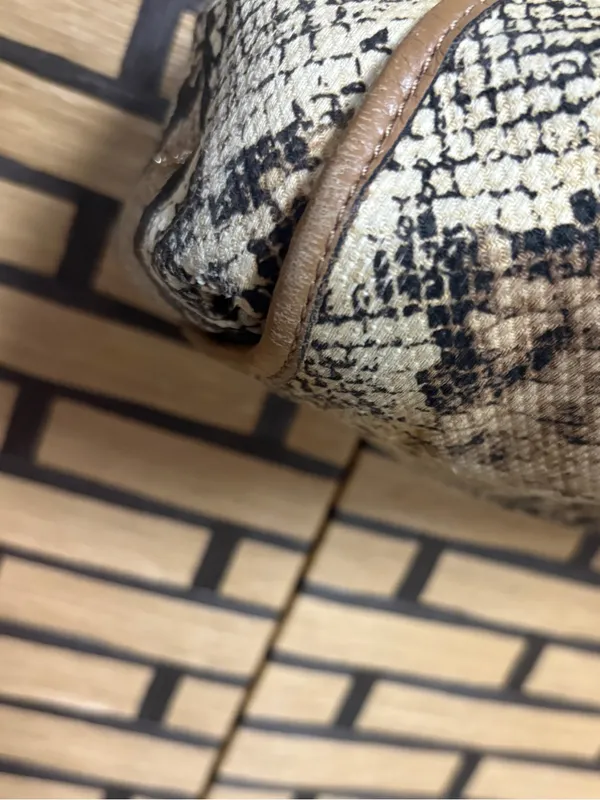 Coach tan Madison python shoulder bag - Image 7