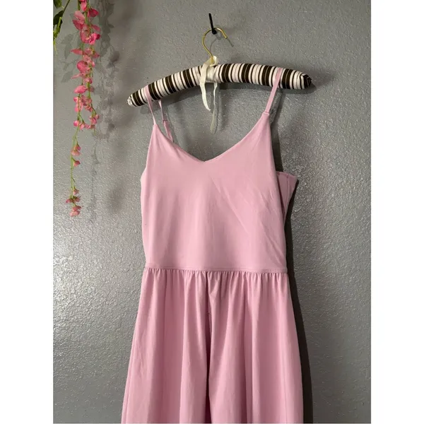 Athleta Light Pink Sleeveless Maxi Dress - Image 4