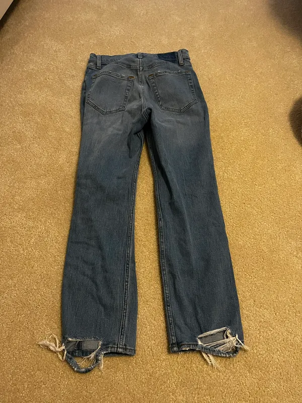 Abercrombie Ultra High Rise Skinny Straight Jeans - Image 3