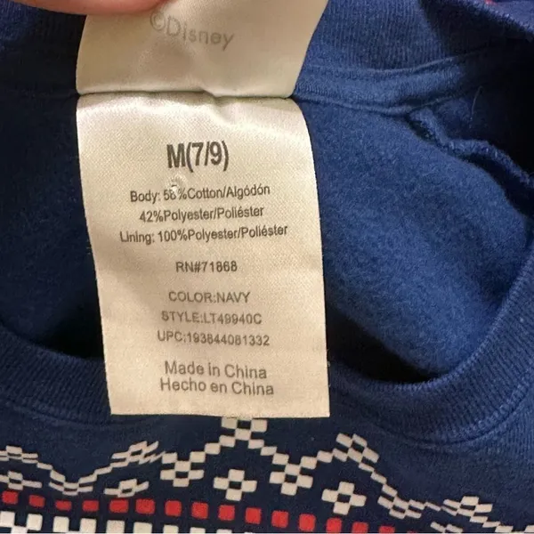 Disney Stitchmas Christmas Sweatshirt M - Image 9
