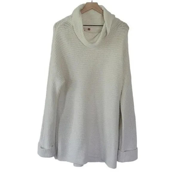 ✨ANTHROPOLOGIE Pilcro Cowl Neck Sweater Ivory Off White Pullover✨ - Image 4