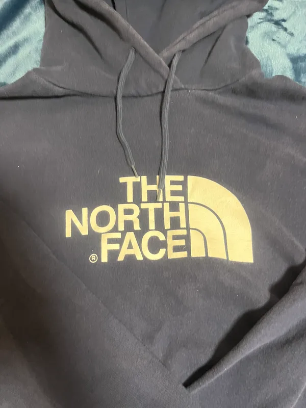 North Face Navy Hoodie - Image 3