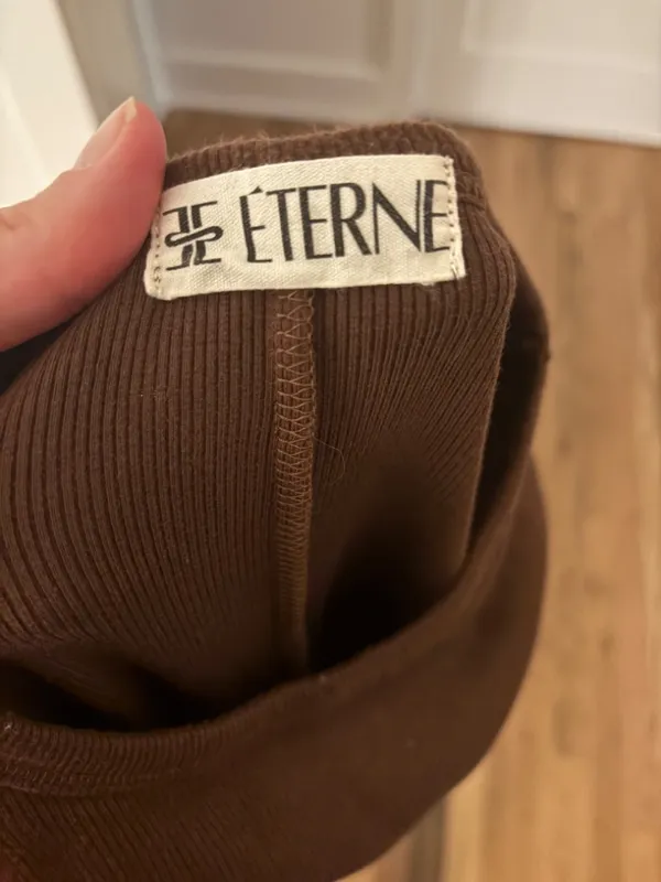 Eterne Long Sleeve Crewneck Mini Dress - Image 3