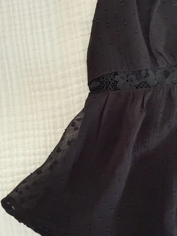 Abercrombie Top Tank Lace Black - Image 2
