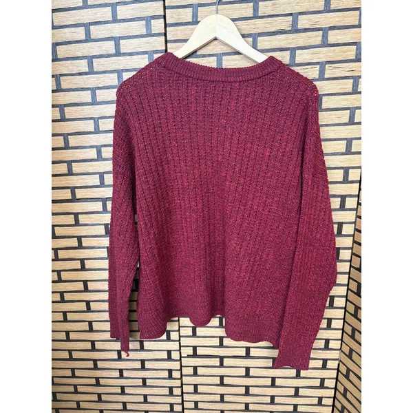 No Boundaries‎ Burgundy Sweater Size XXL - Image 2