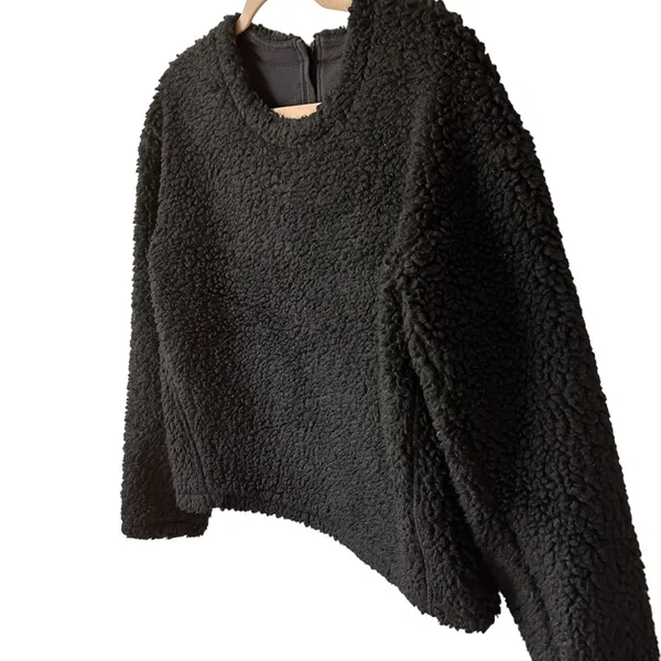 Lululemon Wool Whenever Crew - Sz 4- Black. MSRP $128 pre-owned - Image 3