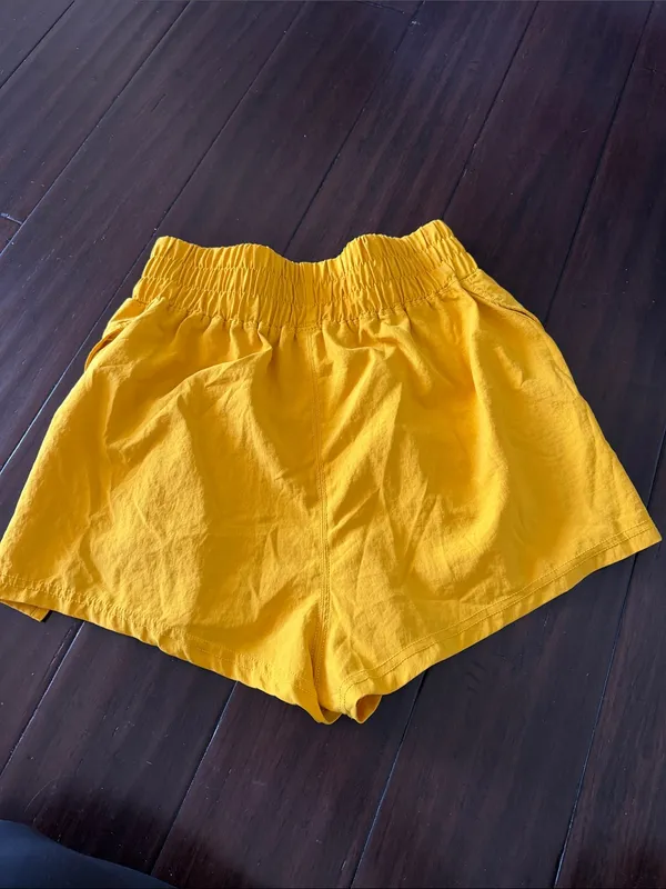 FP Movement "Next Round" shorts in a sunny yellow small - Image 7