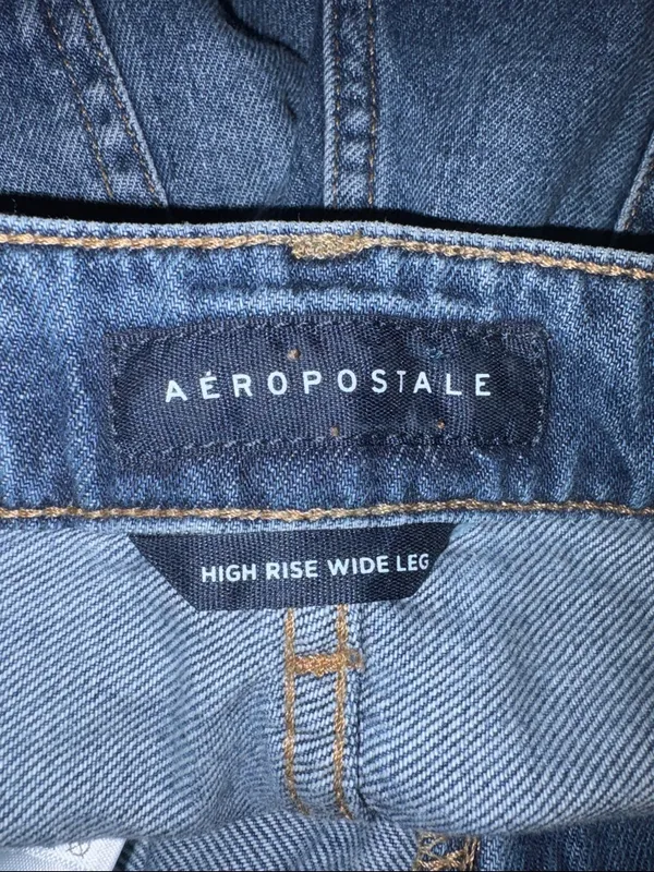 NWT Aeropostale High Rise Wide Leg Jeans, Size 10 - Image 4