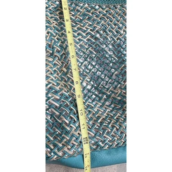Vintage Style & Co. Sling Woven Blue Large Shoulder Bag Tote Women’s Purse - Image 6