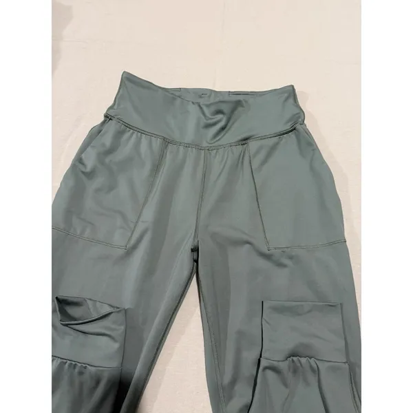 Gap Fit Eclipse Pants Green S Small Womens Athletic‎ Joggers Comfy Athleisure - Image 6