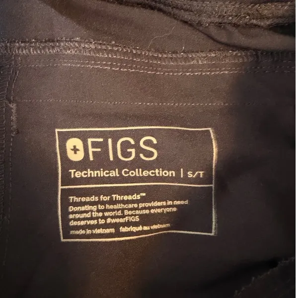 FIGS Technical Collection‎ Navy Blue Cargo Scrub Pants Style T2001T Size S T - Image 8