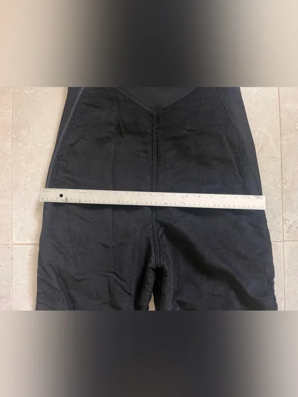 Vintage Levis ski overalls corduroy pants womens 12 - Image 10