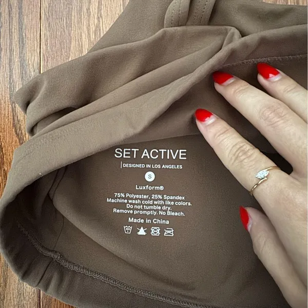Set Active Luxform Set - Scoop bra & leggings in Cookie S - Image 7