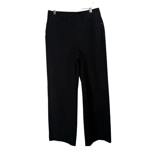 Lululemon City Sleek‎ Wide Leg Pants Black Full Length Commuter Office Womens 27 - Image 2