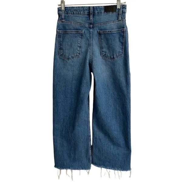 Hollister Social Tourist Ultra High-rise Baggy Jeans‎ Women’s 27 Wide Snap Leg ￼ - Image 3
