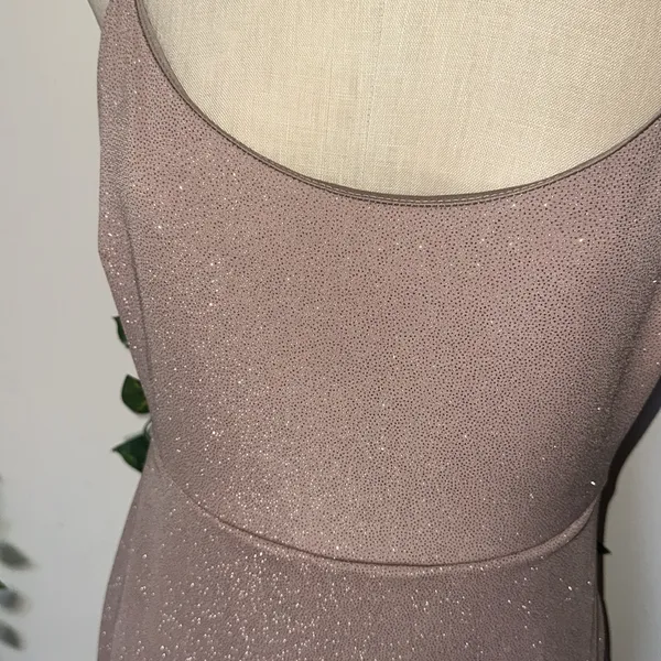 Windsor “Too Fabulous Glitter Ruffle Mini Dress” - Image 7