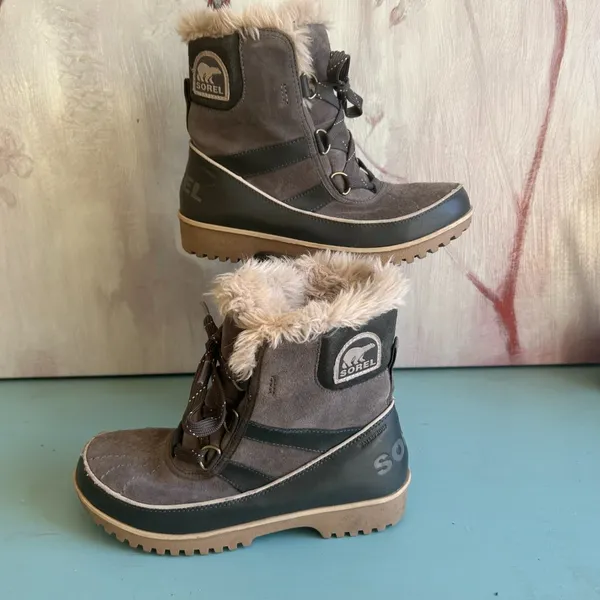 Sorel Tivoli II Tall Ankle Fur Lined Lace Up Winter Snow Boots Size 6.5 Women's - Image 13