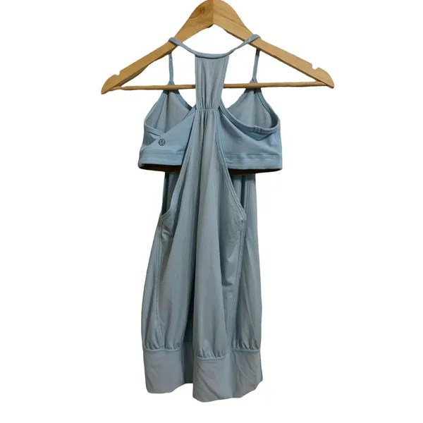 Lululemon No Limits Tank Powder Blue Size‎ 4 - Image 2