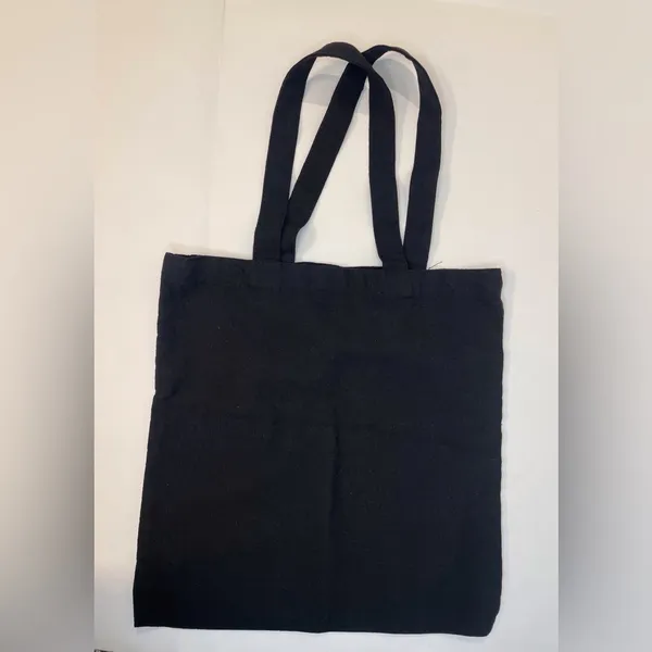 Reformation‎ Classic Black Canvas Tote - Image 2