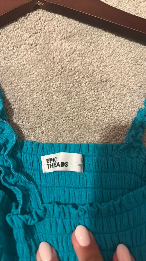 Green/Teal dress Green Size M - Image 2