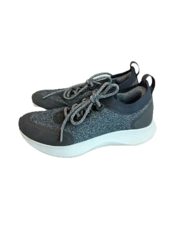Allbirds Wool Strider Grey Black Heather Knit Wool Sneakers Low Size 6.5 Women's - Image 4
