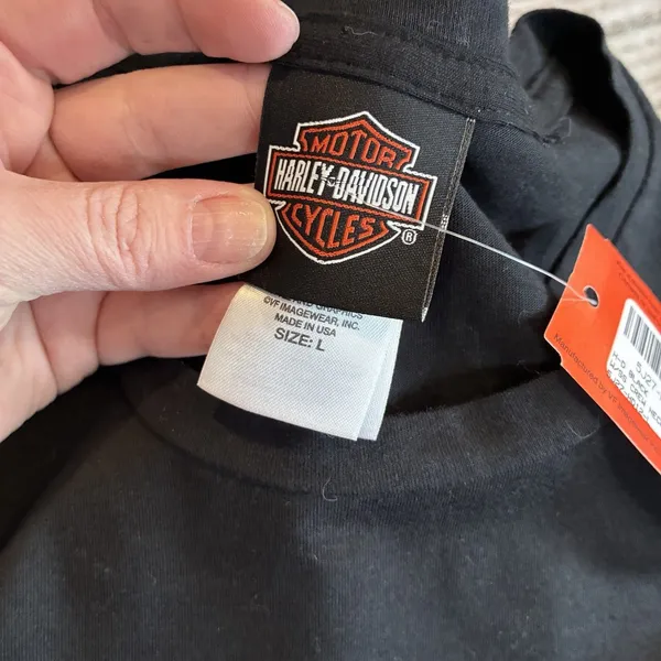 NWT Harley-Davidson Dealer Shirt Motorcycle Boston MA T Shirt 2016 Size Large - Image 5