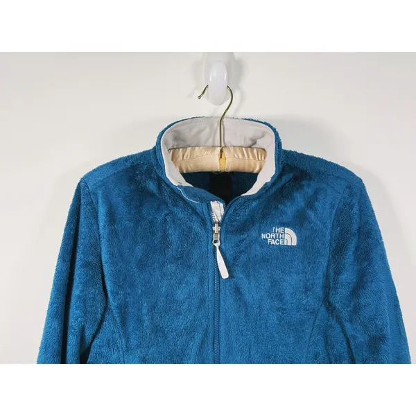The North Face Womens Osito Full Zip Fuzzy Fleece Jacket Size S Blue Outdoor - Image 5