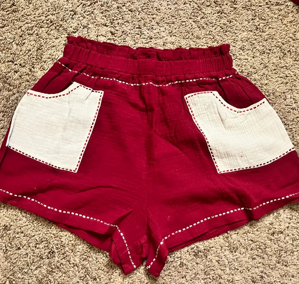 Queen of Sparkles NEW maroon gauze matching set - Image 2