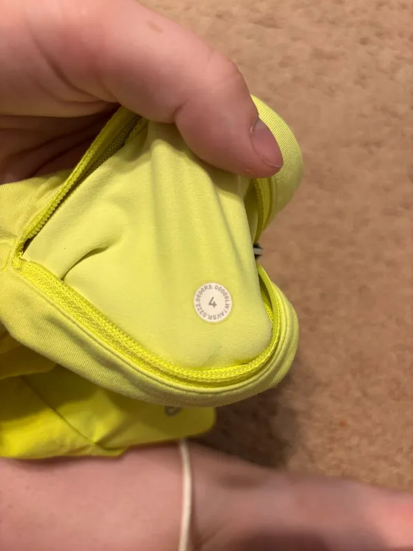Yellow Lululemon Shorts - Image 5