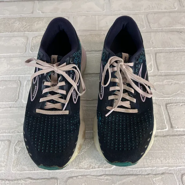 Brooks Glycerin 20 Sneakers Shoe Women 10 Navy Blue Running Athletic 1203691B499 - Image 9
