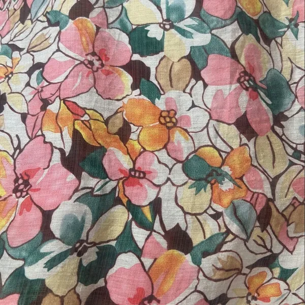 The Korner Floral Sleeveless Ruffle Collar Blouse Size Small NWT - Image 9