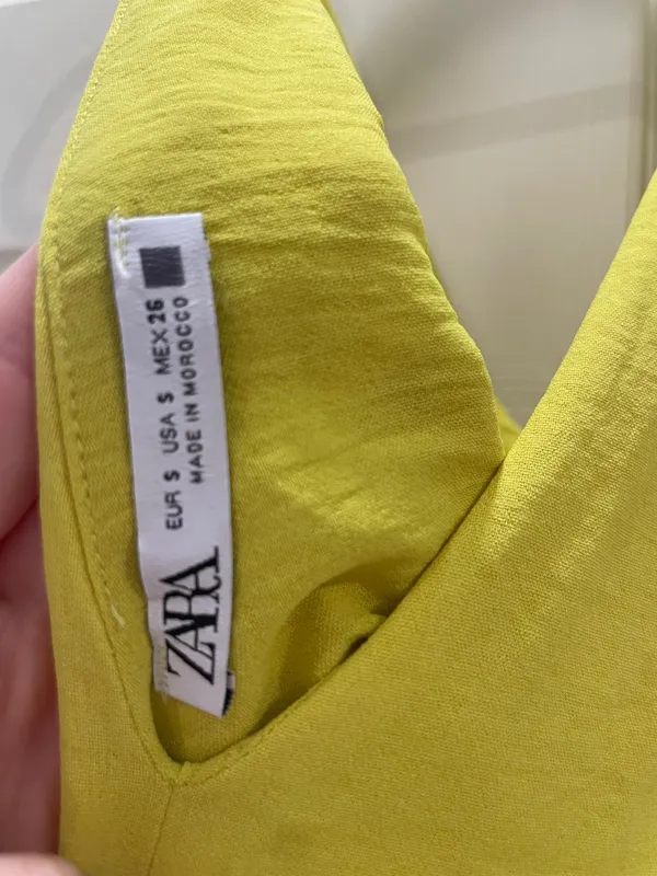 ZARA Yellow Dress Midi - Image 3