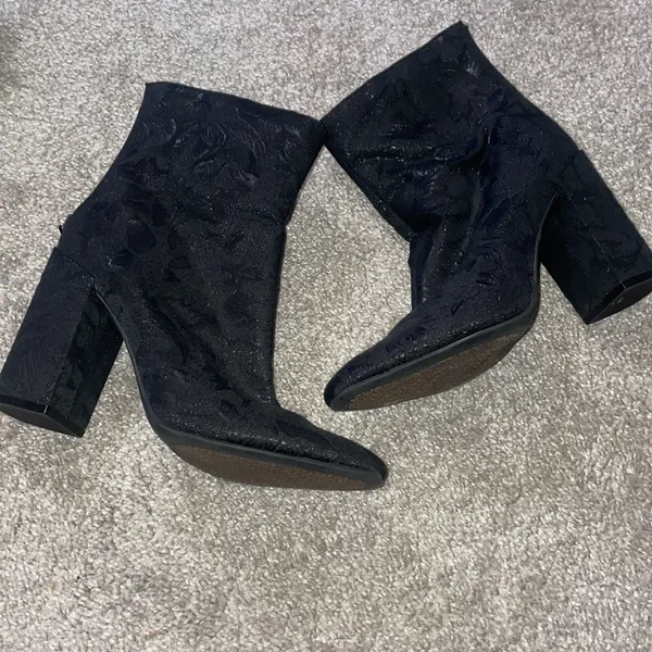 Jessica Simpson moody floral tall block heeled boot size 7.5 aninada - Image 15
