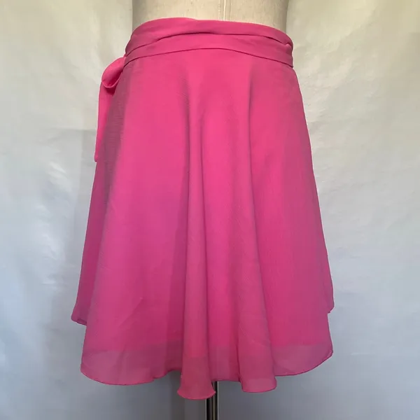 Showpo Wrap Y2K Mini Skirt 8 Coquette Ballet Festival Tie Bow Flowy Soft Girl - Image 4